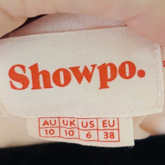 ShowPo Pink  pastel Flounce sleeve Blouse SZ 6 - Picture 4 of 10